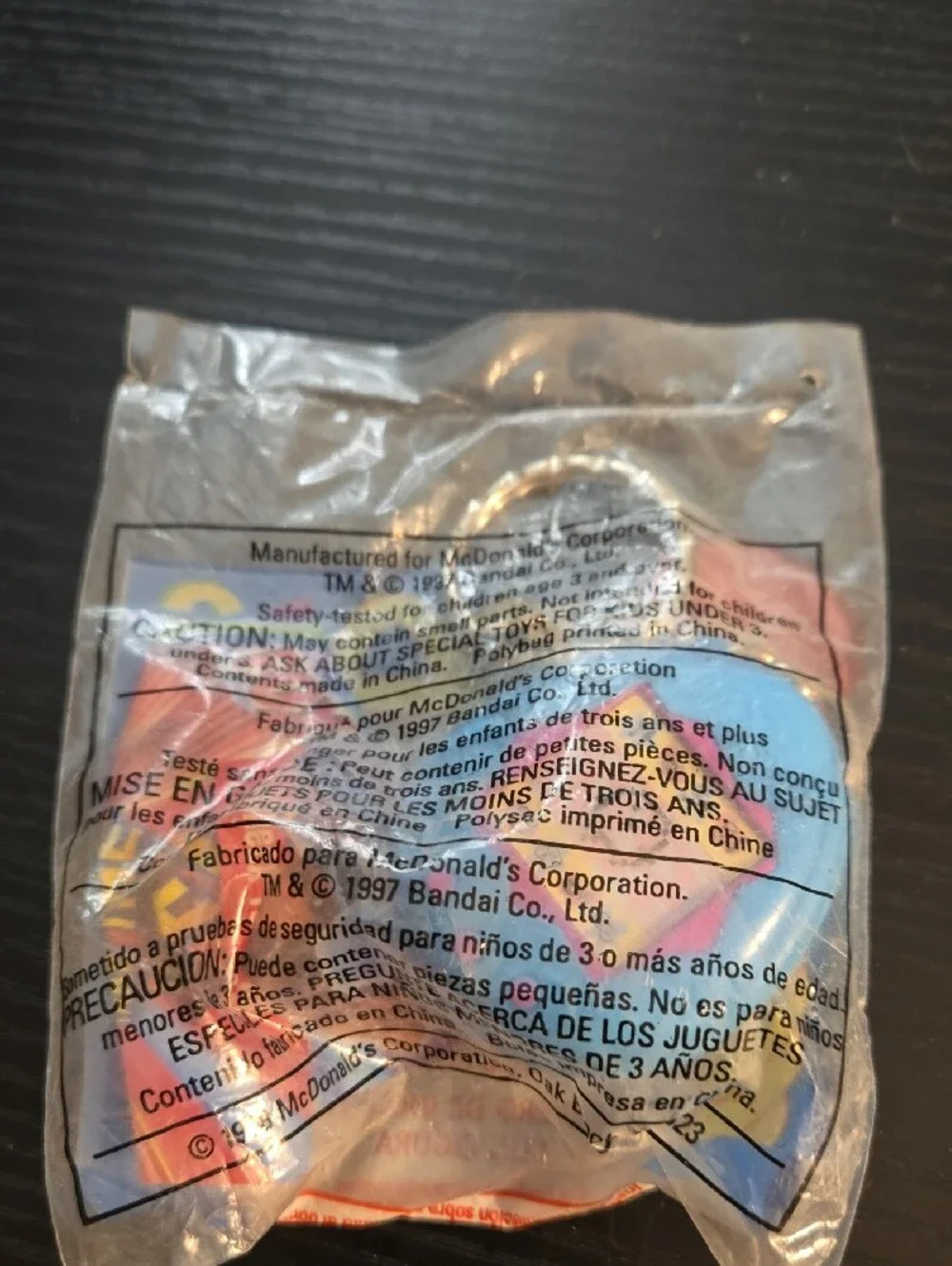 McDonald's Mini Tamagotchi Party Favors - Red Orange Yellow Blue White